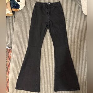 Fashion Nova Charcoal Denim Pants